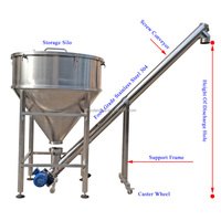 Silo del serbatoio di stoccaggio della polvere del Pallet della farina di frumento del caffè del mais del mais dell'acciaio inossidabile della fabbrica