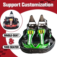 Kart de Carreras para Parques de Diversiones con Frenos de Disco Hidráulicos al Vacío, 3 Horas de Autonomía, Multicolor, Logotipo Personalizable
