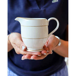 Christofle Messidor-Decorated 6-Piece Ceramic <b>Teacup</b> <b>Set</b> - Product Image 4