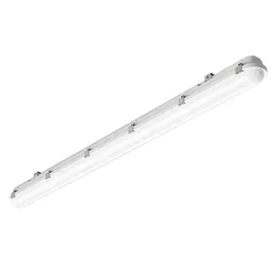 SAA CE 5 Years Warranty Lamp Linkable Batten Aluminum CCT Changeable Sensor IK08 IP66 LED Fixture Tri-proof Light