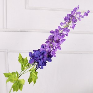 Fleurs artificielles de Delphinium extra-larges, fausses fleurs de Larkspur en plastique et soie, haute simulation, pour décorations de mariage et accessoires de maison - Product Image 4