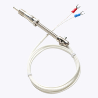 Sonde de capteur de température à thermocouple à ressort en fibre de verre K E Réponse sensible et haute précision.