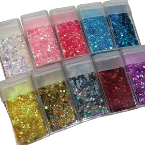 Vendita calda mix di glitter chunky <span class=keywords><strong>in</strong></span> 1.5oz <span class=keywords><strong>shaker</strong></span> di <span class=keywords><strong>plastica</strong></span> per snowglobe o tumbler decorazione - Product Image 1