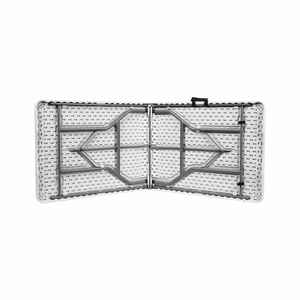 Populares mesas rectangulares plegables de plástico apilables y ligeras para banquetes y mesas plegables de plástico a la venta - Product Image 2