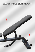 Offre Spéciale Banc de Musculation Robuste Multi-Angles (Plat, Incliné, Décliné) pour Entraînement Poitrine, Bras, Épaules - Équipement de Fitness