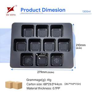 Bandeja de Embalaje para Bollos al Vapor XF-0308 de PP Desechable, Apta para Alimentos y Personalizable - Product Image 2