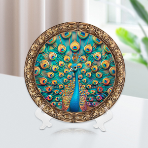 Thiết kế mới chất lượng cao tinh tế đẹp đa dạng mô hình động vật yếu tố nhựa đĩa nghệ thuật thủ công mỹ nghệ tấm đồ trang trí nhà - Product Image 4