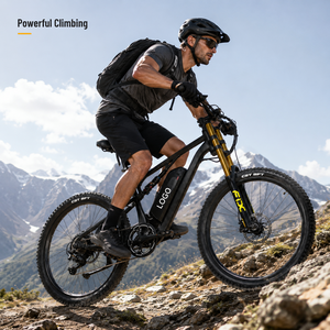 Vélo électrique en alliage d'aluminium de 27,5 pouces, 750W, 48V, 20Ah, autonomie de 80 km, batterie personnalisable, prix usine - Product Image 1