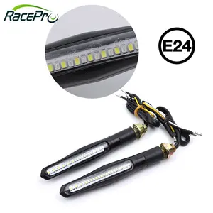 RACEPRO摩托车配件电子标记认可的通用摩托车转向信号灯流动指示器闪光灯