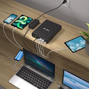Krisdonia Portable Charger PD 100W USB C <strong>Power</strong> <strong>Bank</strong> 64000mAh Fast Charging External Battery Pack USB-C <strong>65W</strong> for Type-C Laptops, - Product Image 5