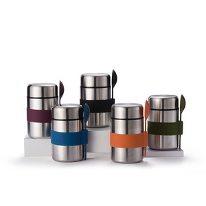Stainless Steel Thermal Food Jar For Kids With Spoon Large Capacity Straight Body Design Yongkang Origin - Product Image 3
