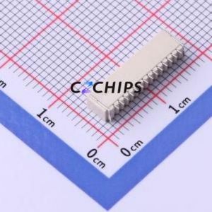 HC-1.0-14PWT Wire-to-Board Pin Header SMD,P=1mm,Horizontal Mount Connector 1x14P 1mm Horizontal Mount SH - Product Image 2