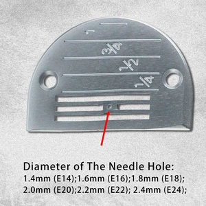 Tiêu chuẩn kim tấm & cao su thức ăn con chó Kit phù hợp với JUKI Anh ca sĩ Jack máy may E14, E16, E18, E20, E22, E24 (2 bộ) - Product Image 6