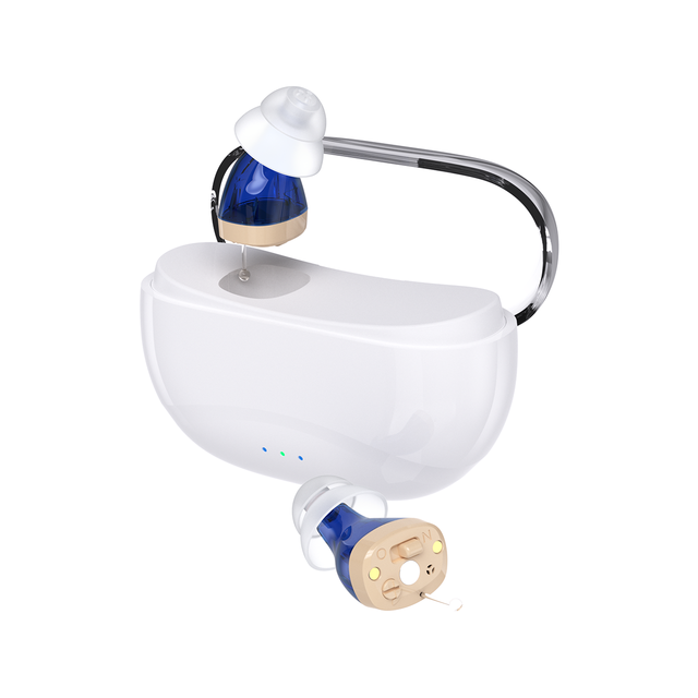 New Product Wireless Digital CIC Hearing Aid for Deafness Rechargeable Invisible Hearing Amplifier Device Wholesale Hearing Aid