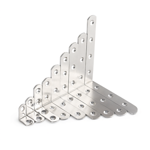 Soportes Angulares de Acero Inoxidable, Conector Reforzado de 90 Grados para Muebles de Madera - Product Image 3
