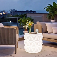 Tabouret ananas lumineux multicolore à LED Mobilier d'extérieur créatif avec lumière Art irrégulier pour bar à la maison