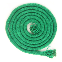 Ficelle de coton tressée colorée de 5mm, cordon de macramé, corde de pantalon simple, cordon de chapeau, cordon de macramé