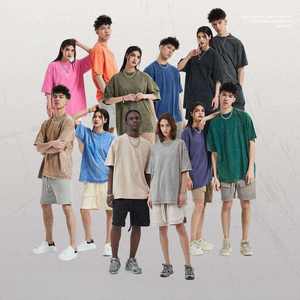 Conjunto de Camiseta y Pantalones Cortos de Verano para Hombre con Logotipo Personalizado, Estilo Urbano, Ecológico, con Pedrería, Lavado al Agua, Manga Corta, para Parejas, Marca de Moda - Product Image 2