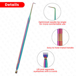 Outil séparateur en acier inoxydable pour lifting des cils, teinture, permanente, extension de cils, séparateur de teinture, aiguille par Bahasa Pro - Product Image 4