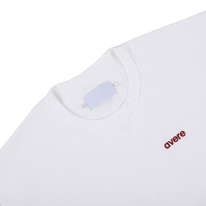 Custom <b>Waffle</b> Fabric T-<b>shirts</b> Screen Printing t <b>Shirt</b> Manufacturer Oversized Drop Shoulder Heavyweight 100% Cotton Boxy - Product Image 3