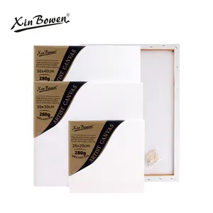 Xin Bowen AAA Kiefern rahmen Großhandels preis Stretched Blank Canvas Board mit Holzstücken für Künstler Malerei Medium Board