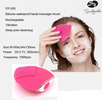 Brosse nettoyante électrique portable en silicone étanche pour le visage – Nettoyage en profondeur et exfoliation