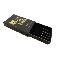 Boîte en carton recyclé personnalisée, résistante aux enfants, avec tiroir coulissant pour pré-rouleaux, finition mate, éponge, écologique, durable, OEM