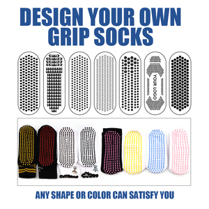 Custom Logo Grip Trampoline <strong>Socks</strong> Pilates Non Slip Yoga Curl <strong>Socks</strong> Compression Tube Crew Ruffle <strong>Socks</strong> - Product Image 6