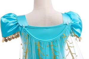 Disfraz de Princesa Clásico para Niñas, Disfraz de Jazmín de Aladdin para Fiesta de Halloween con Accesorios - Product Image 5