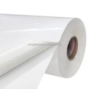For Label digital Printing Semi-gloss Jumbo Roll Adhesive Coated Paper