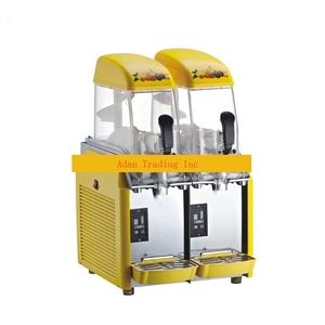 เครื่องทำน้ำโคลนอัตโนมัติเชิงพาณิชย์220V เครื่องดื่มแช่แข็งน้ำแข็งแกรนิตสภาพใหม่คุ้มค่ามาก! - Product Image 1