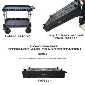 Chariot pour caméra NSH, voiture <span class=keywords><strong>de</strong></span> réalisateur, multifonctionnel, réglable, mobilité fluide, voyage facile - Product Image 5