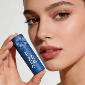 Confezione Ecologica in Tubo di Carta Personalizzata per Balsamo Labbra, Twist-Up, Cilindro Sostenibile e Riciclabile per Prodotti per la Cura Personale - Product Image 1