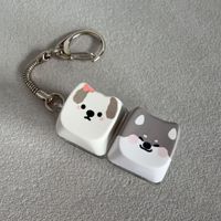 Porte-clés personnalisé en PBT avec capuchon de clavier – Jouet anti-stress portable multicolore pour promotion