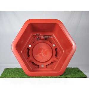 Pot de fleurs hexagonal en plastique FAC pour la plantation de plantes succulentes, jardin d'intérieur, moderne et léger - Product Image 3