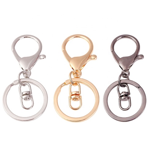 Custom Charm Zinc Alloy Tricone Drill Bit Metal  Keychains for Christmas Gifts