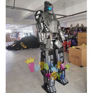 MOQ 1 pieza colores primarios salida de fábrica Robot disfraz adulto LED Robot disfraz rendimiento usable Robot luz eléctrica <span class=keywords><strong>hombre</strong></span> - Product Image 6
