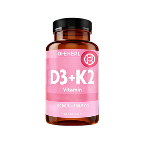 ויטמין <span class=keywords><strong>D3</strong></span> K2 בכמוסות רכות מותג פרטי (OEM) לחיזוק מערכת החיסון ובריאות הלב, מקדם ספיגת סידן - Product Image 3