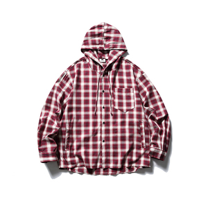 Camicia <span class=keywords><strong>a</strong></span> quadri personalizzata firmata camicia <span class=keywords><strong>a</strong></span> quadri con cappuccio di flanella camicie da uomo Casual <span class=keywords><strong>a</strong></span> maniche lunghe in cotone <span class=keywords><strong>a</strong></span> quadri - Product Image 4