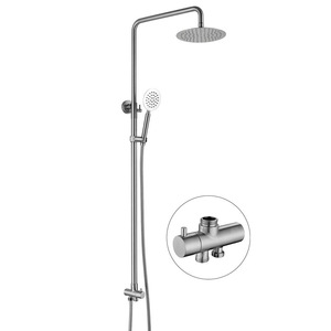 Juego de grifo de ducha fría individual de acero inoxidable 304 transfronterizo Ducha de <span class=keywords><strong>baño</strong></span> doméstica montada en la pared en superficie - Product Image 3
