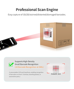 Terminal PDATerminal 5,99 pouces, ordinateur avec processeur octa-core 2,3 GHz, stockage 4+64 Go, <span class=keywords><strong>scanner</strong></span> de codes-barres CMOS, appareil photo 13+8 mégapixels, interface USB - Product Image 2