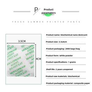 Sacchetto secco Super secco <span class=keywords><strong>Nano</strong></span> essiccante per assorbitore di umidità dei chicchi di caffè e adsorbente di essiccazione per additivi petroliferi - Product Image 3
