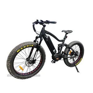 Customized 8 Speed Bafang Mid Drive Motor Electric Mountain Bike 1000W Strong Power Ebike