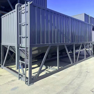 Silo horizontal mobile sans fondation pour ciment et poudres, de grande taille, type conteneur 20/40GP, personnalisé, de type petite boîte - Product Image 3