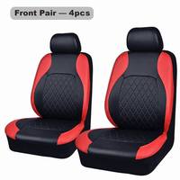 Housses de siège de voiture universelles en cuir PVC quatre saisons Design sportif pour BMW Golf X1 Touareg Passat Tesla CC X3 modèles