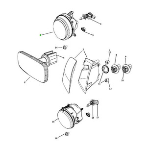 Faros delanteros para Jeep Compass Patriot 2011-2013 5182553AG 5182552AG Conjunto de luces halógenas de repuesto - Product Image 4