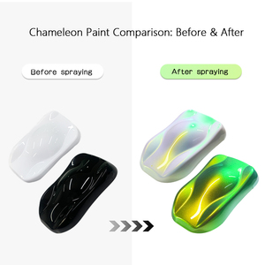 Peinture automobile effet caméléon multichrome nacré Super Ultra Shift Optical Hypershift Pigment Color Shift Aurora Coating - Product Image 5