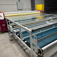 Presse à transfert thermique à rouleaux pour sublimation textile, machine d'impression par sublimation