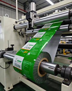 <span class=keywords><strong>Film</strong></span> en rouleau PET/PE vert imprimé 15 cm, qualité alimentaire, haute barrière, anti-humidité, pour emballage de sachets de poudre de boisson instantanée - Product Image 6