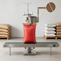 Machine à coudre automatique pour sacs tissés, machine à coudre pour la fermeture des sacs, machine à coudre industrielle pour sacs